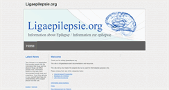 Desktop Screenshot of ligaepilepsie.org